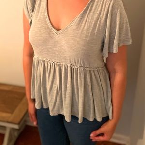 Baby Doll Top Olive and Lace